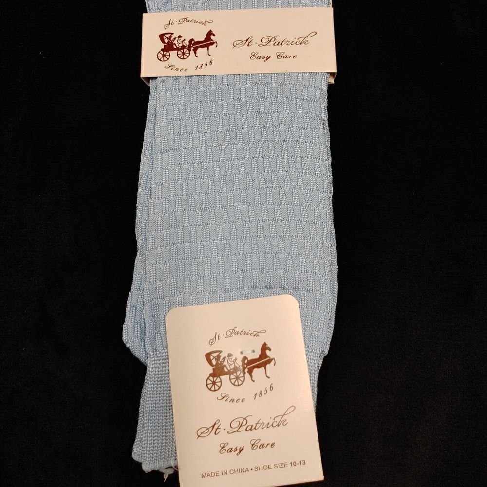 MEN'S ST. PATRICK SILKY DRESS SOCKS FASHION COLORS.